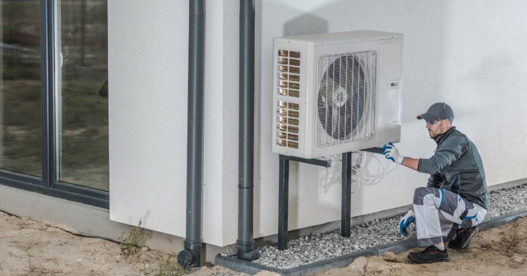 Installation d'une pompe à chaleur